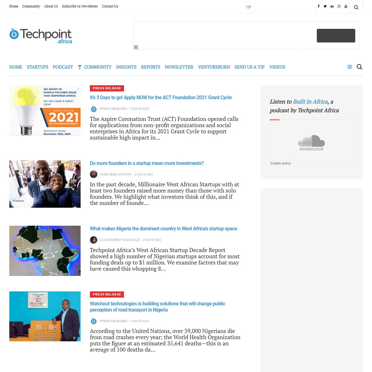 A complete backup of techpoint.africa