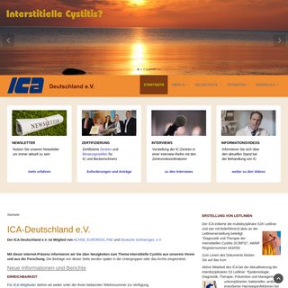 ICA Deutschland e.V. - Hilfe bei Interstitieller Cystitis