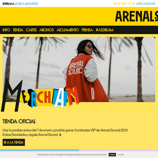 A complete backup of arenalsound.com