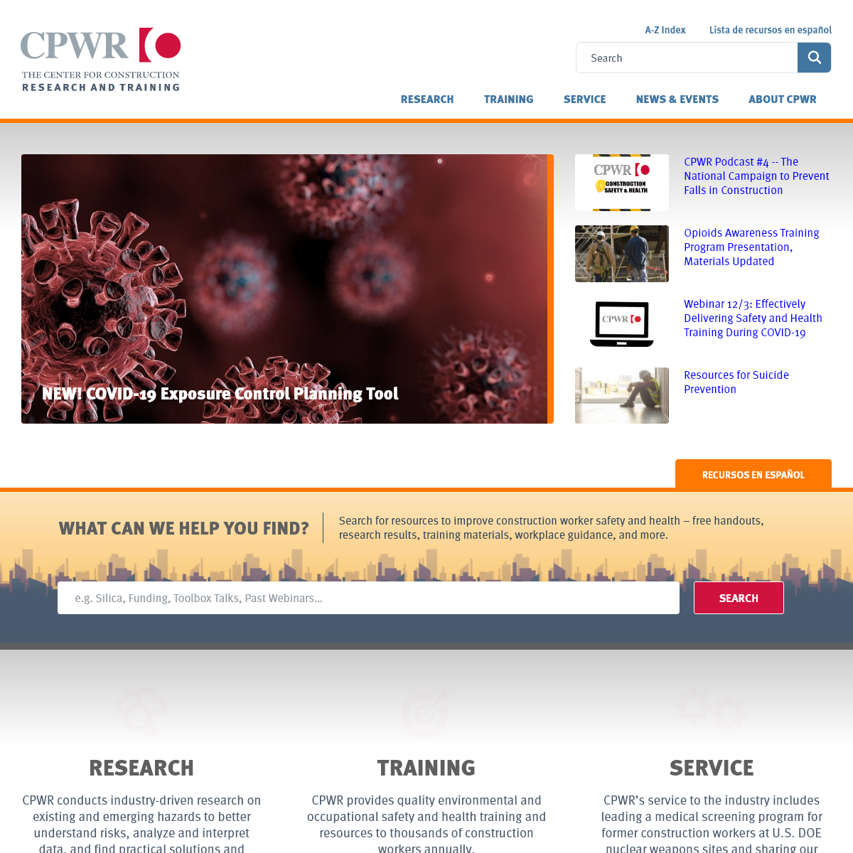 A complete backup of cpwr.com