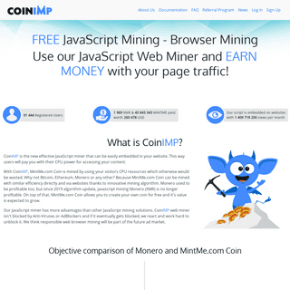 A complete backup of coinimp.com