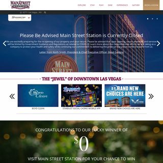 Main Street Station - Casino, Brewery, & Hotel in Downtown Las Vegas - Main Street Station Casino Brewery Hotel