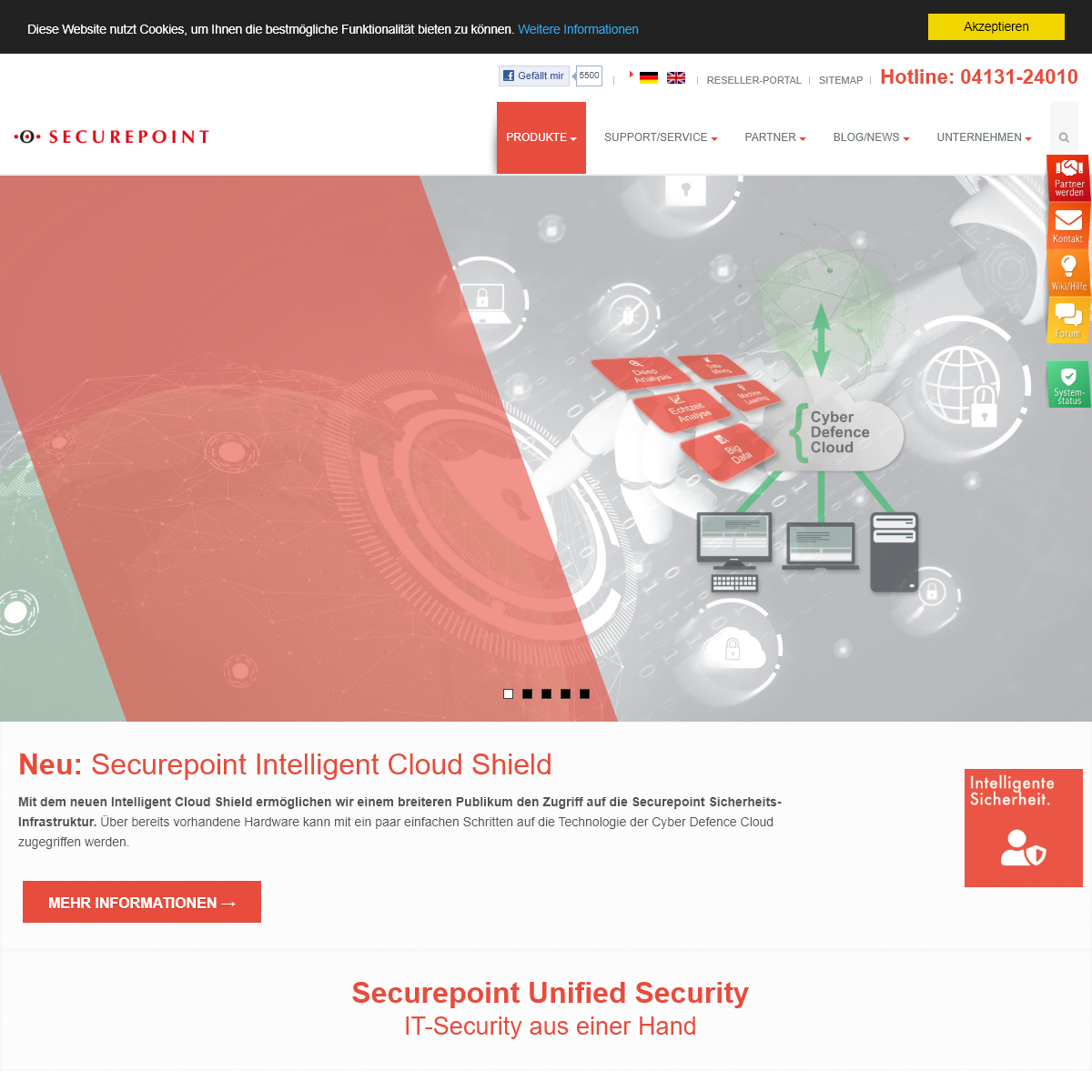 A complete backup of securepoint.de