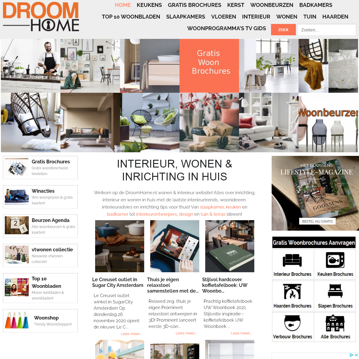 A complete backup of droomhome.nl