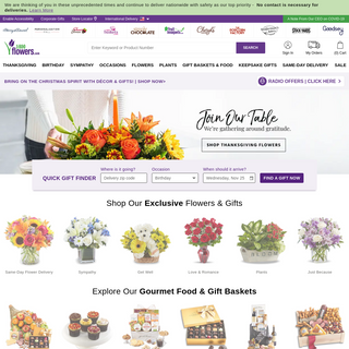 A complete backup of 1800flowers.com