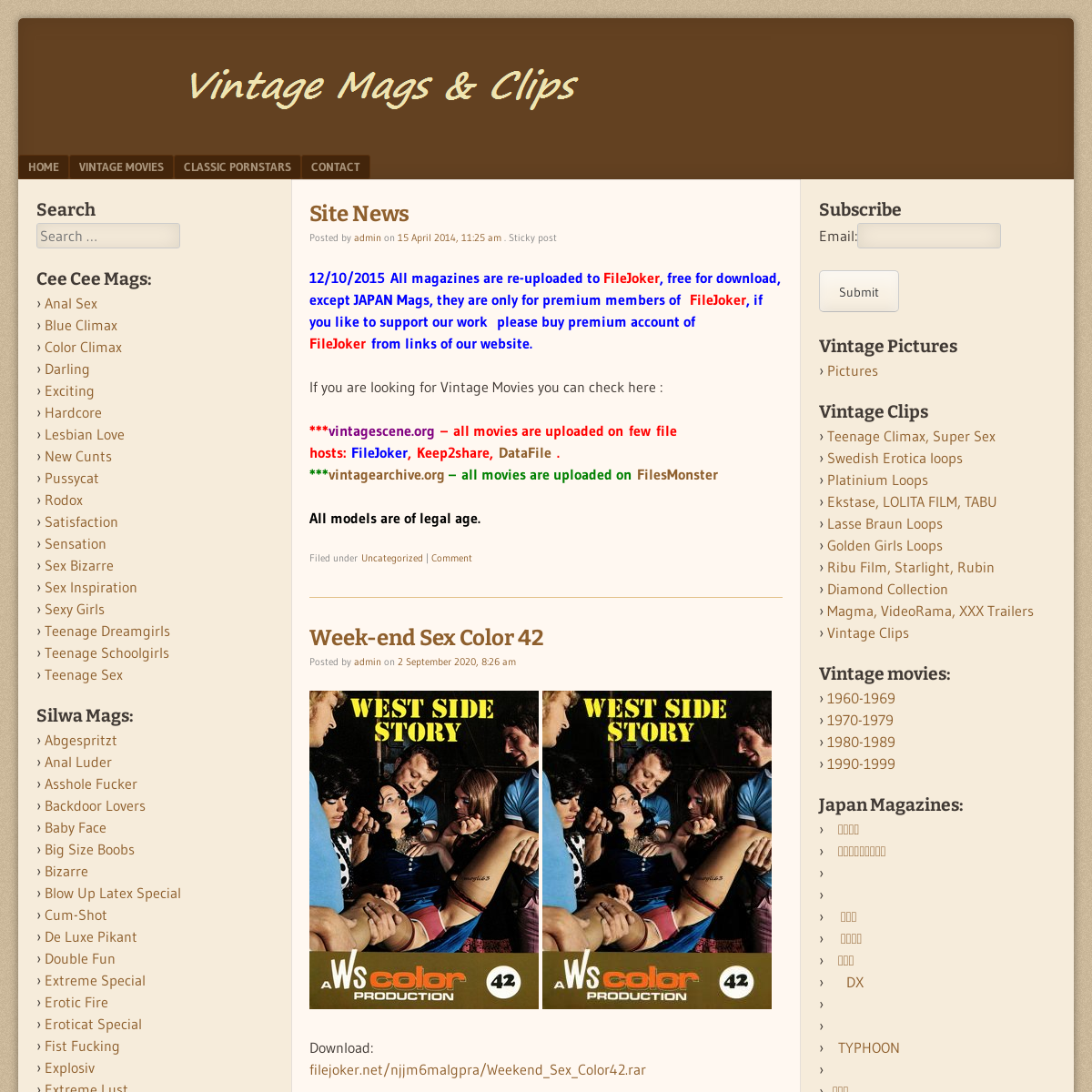 A complete backup of www.vintagemags.org