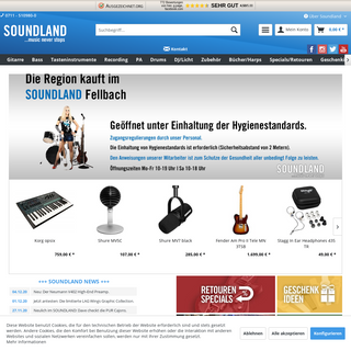 A complete backup of soundland.de
