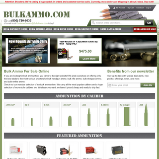 A complete backup of bulkammo.com