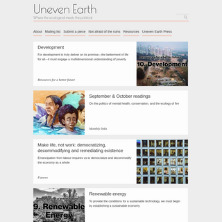 A complete backup of unevenearth.org
