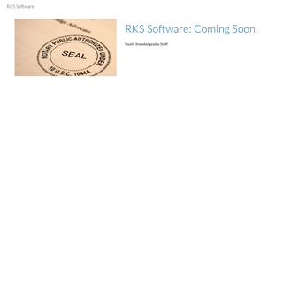 A complete backup of rkssoftware.com