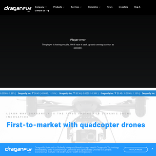 A complete backup of draganfly.com