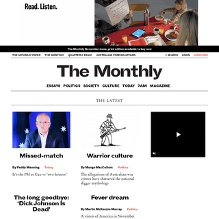 A complete backup of themonthly.com.au