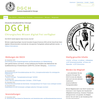 A complete backup of dgch.de
