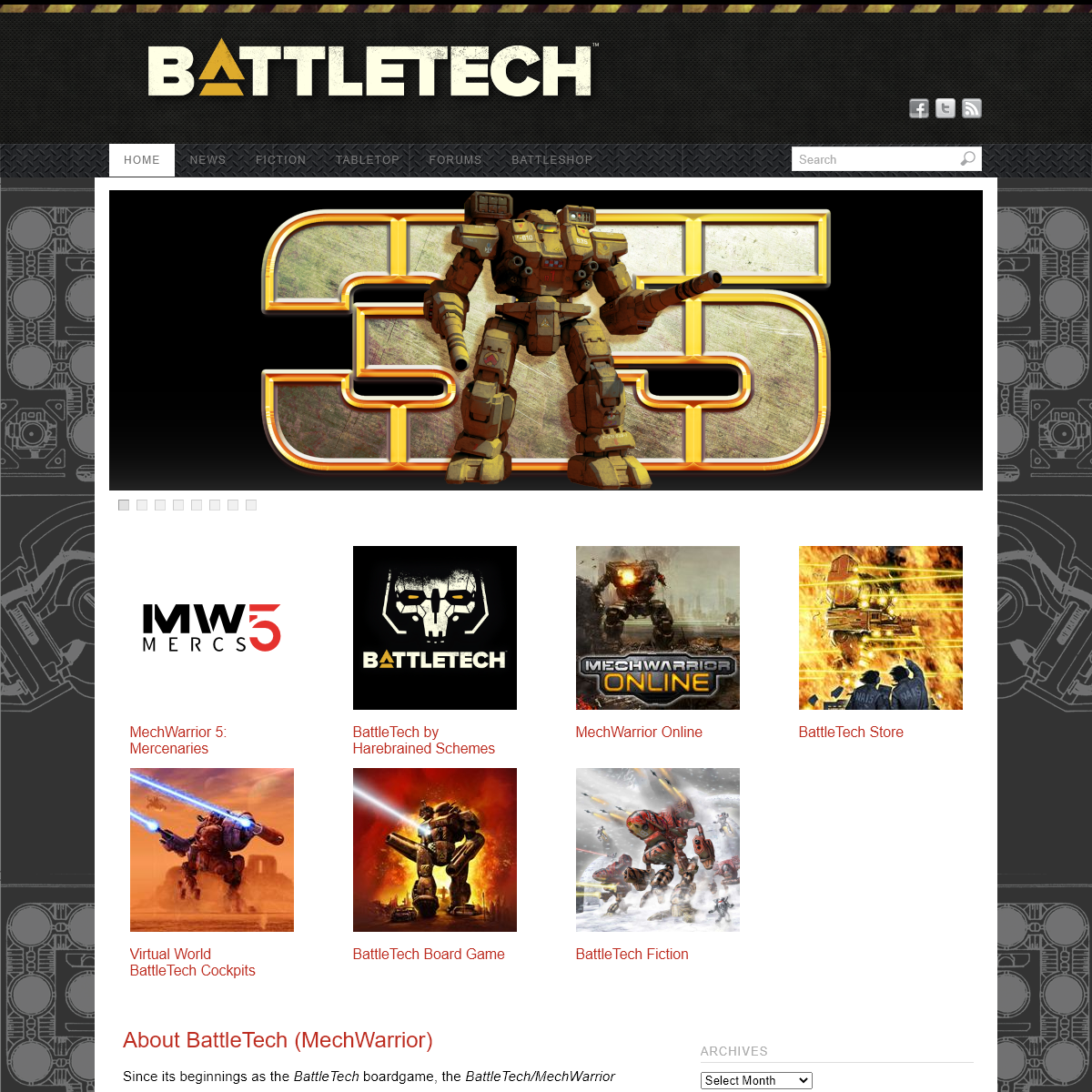 A complete backup of battletech.com