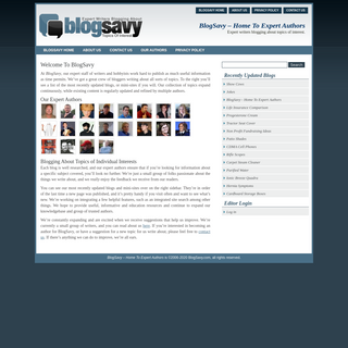 A complete backup of blogsavy.com