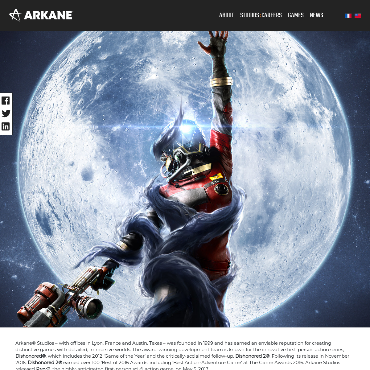 A complete backup of arkane-studios.com