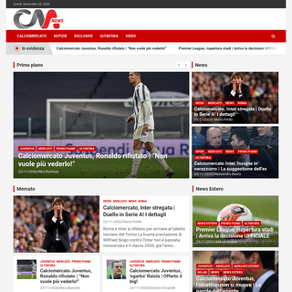 A complete backup of calciomercatonews.com