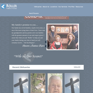 A complete backup of rollerfuneralhomes.com