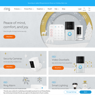 A complete backup of ring.com