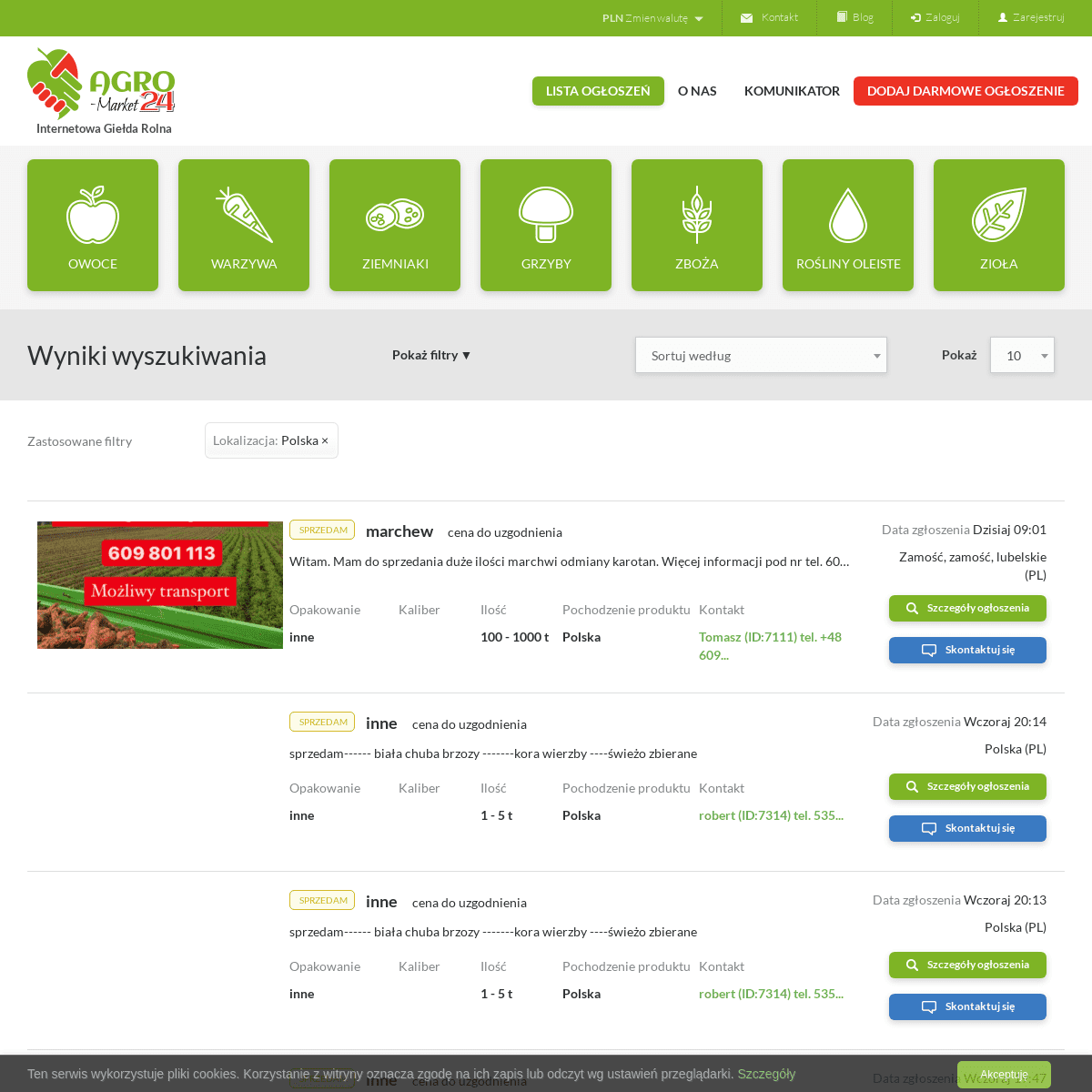 A complete backup of agro-market24.pl