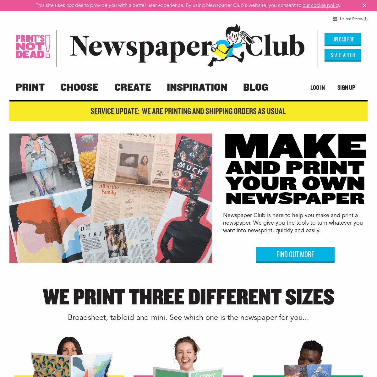 A complete backup of newspaperclub.com
