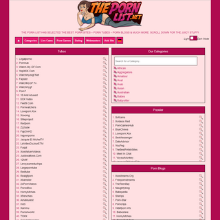 A complete backup of www.thepornlist.net