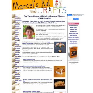 A complete backup of marcels-kid-crafts.com