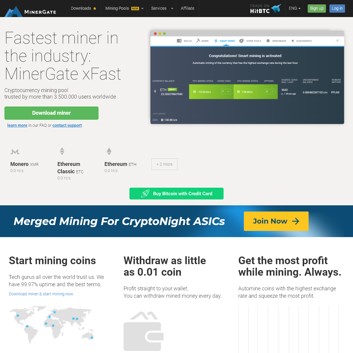 A complete backup of minergate.com