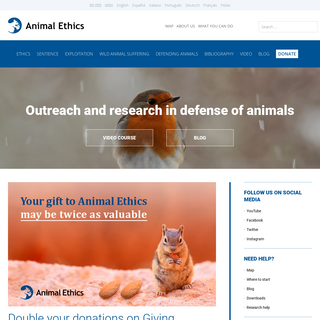 A complete backup of animal-ethics.org