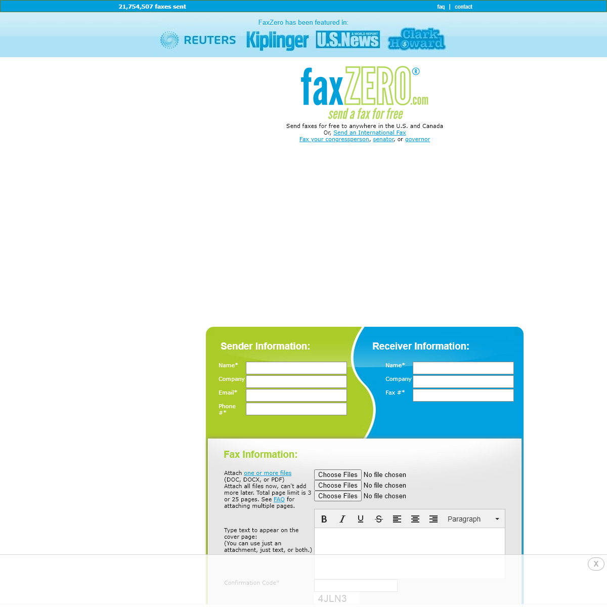A complete backup of faxzero.com
