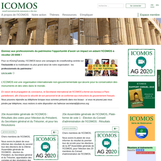 A complete backup of icomos.org