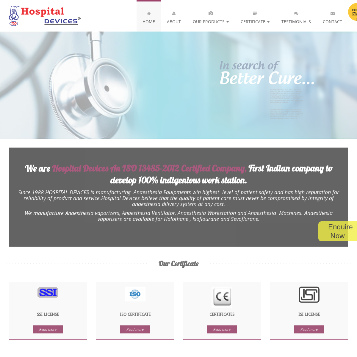 A complete backup of hospitaldevicesindia.com