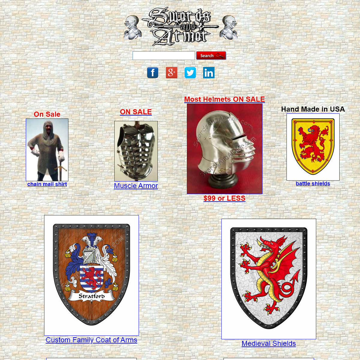 Medieval Shields, Armor and Swords - Custom Shields