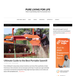 Pure Living for Life - Off Grid Homesteading Blog