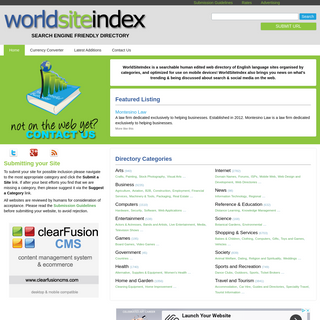 A complete backup of worldsiteindex.com