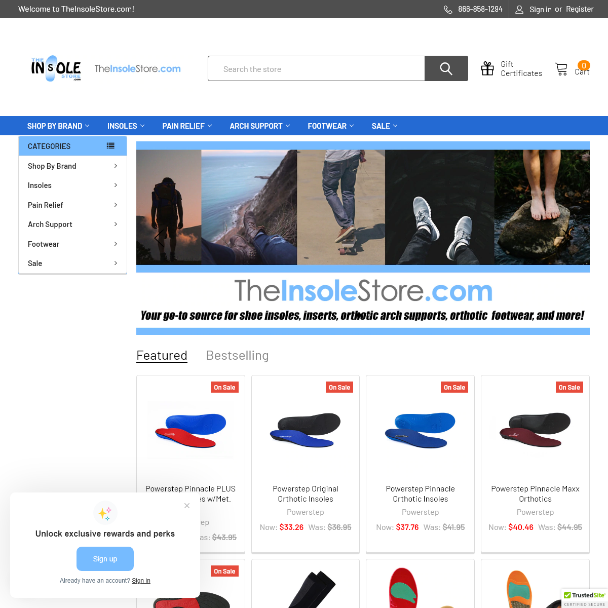 A complete backup of theinsolestore.com
