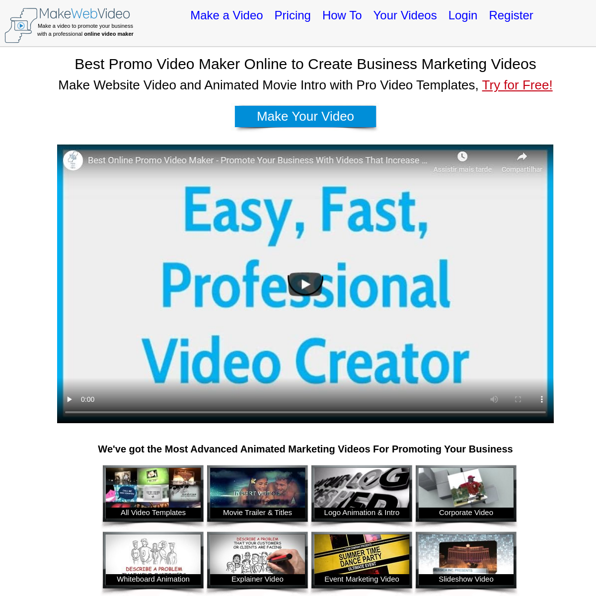 Promo Video Maker Online - Make Business Marketing Videos