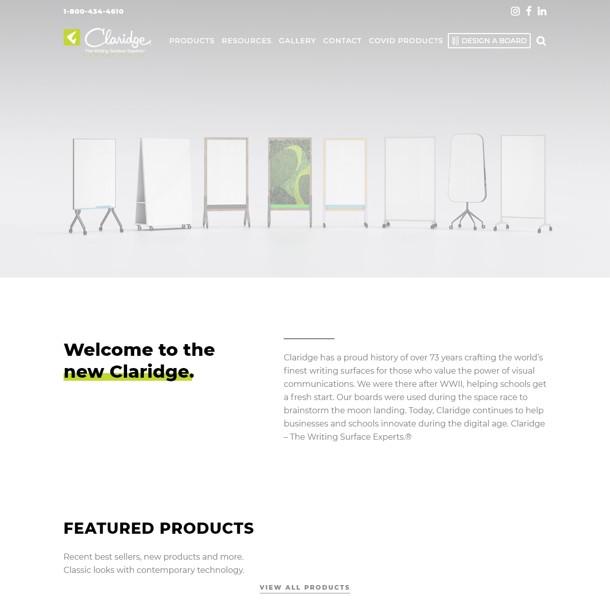 A complete backup of claridgeproducts.com
