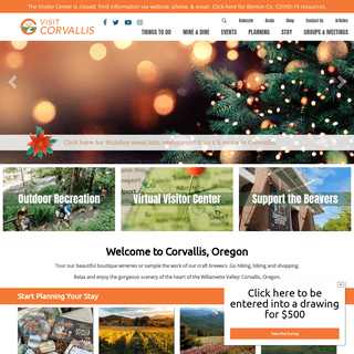 A complete backup of visitcorvallis.com