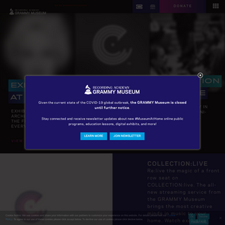 A complete backup of grammymuseum.org