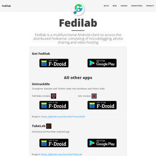 A complete backup of fedilab.app
