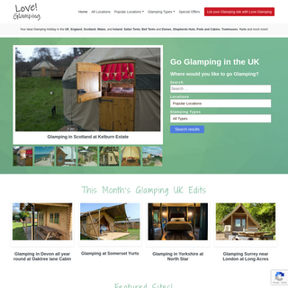 A complete backup of love-glamping.co.uk