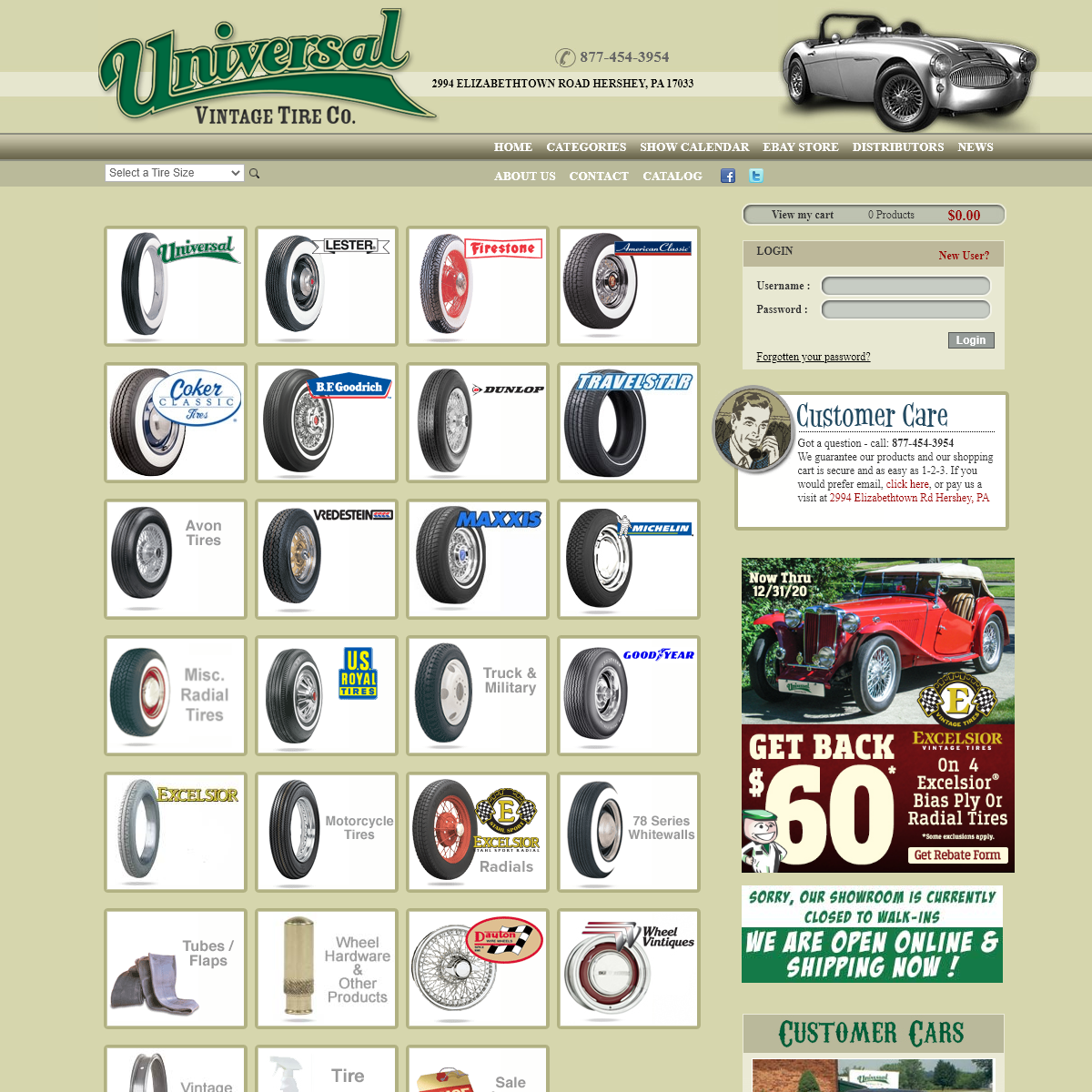A complete backup of universaltire.com