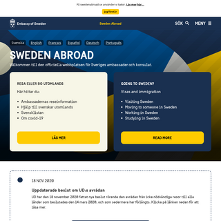 A complete backup of swedenabroad.com