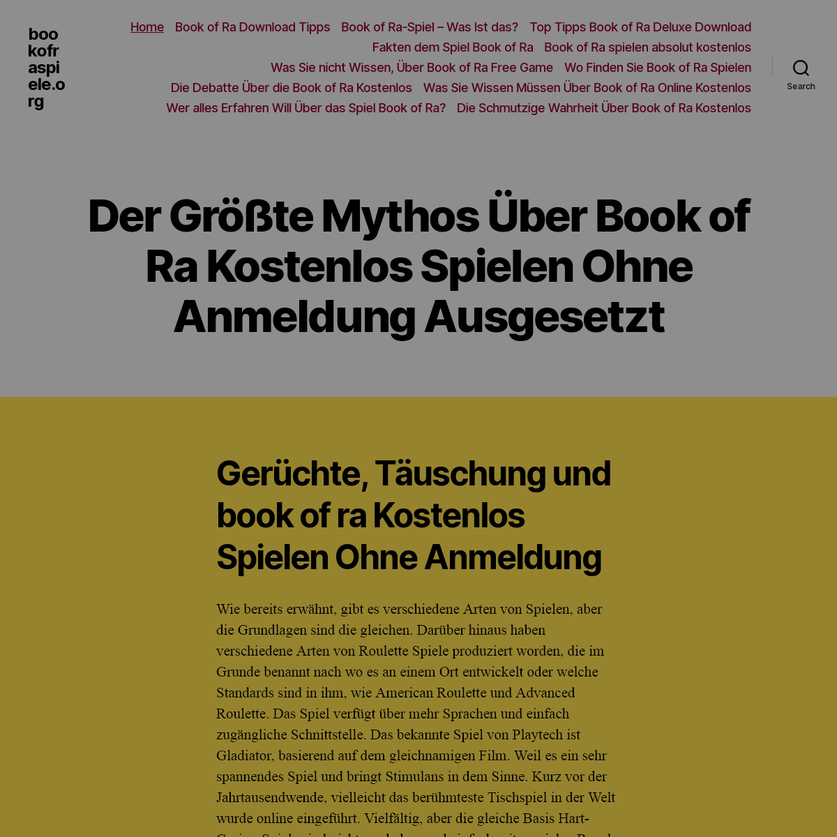 Book of Ra Slot Spielbeschreibung âœ“ Deutsch âœ“ Ohne Anmeldung