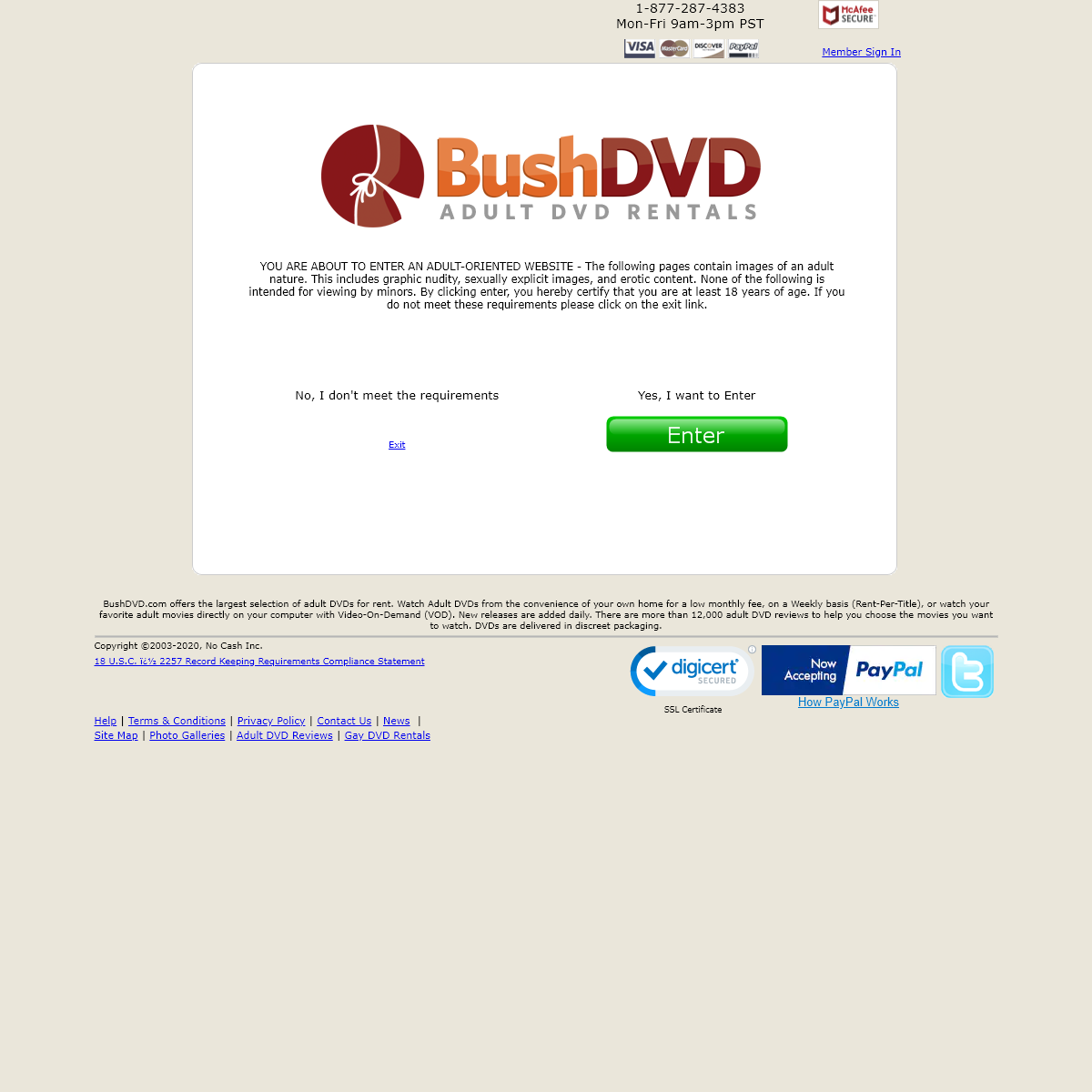 A complete backup of www.bushdvd.com
