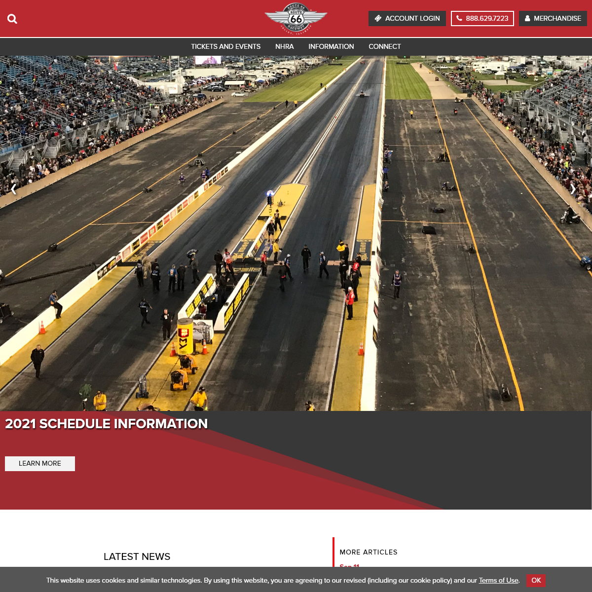 A complete backup of route66raceway.com