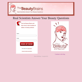 A complete backup of thebeautybrains.com