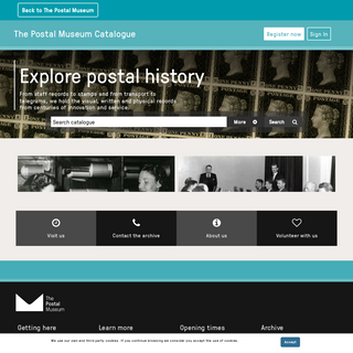 The Postal Museum Catalogue