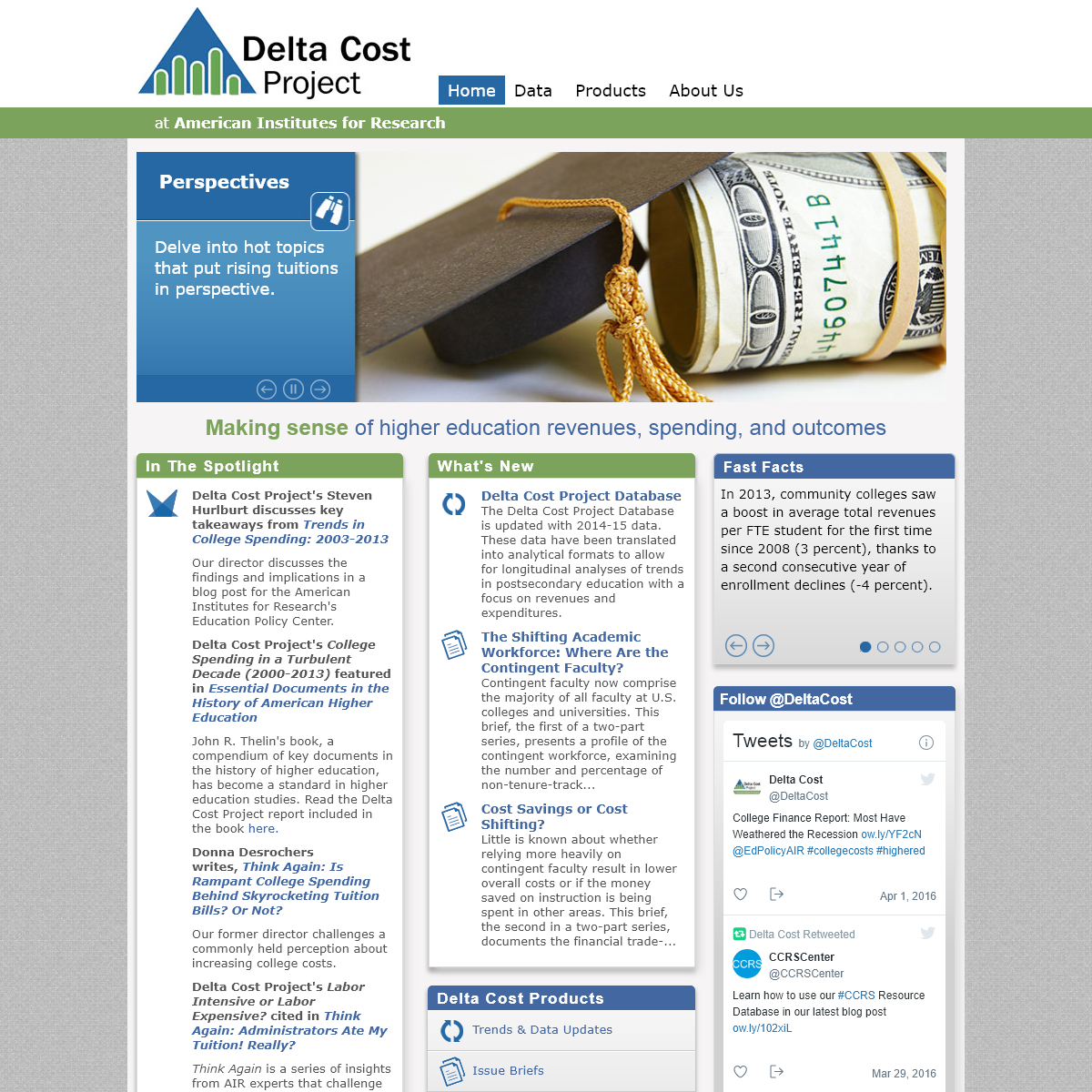 Home Page - Delta Cost Project